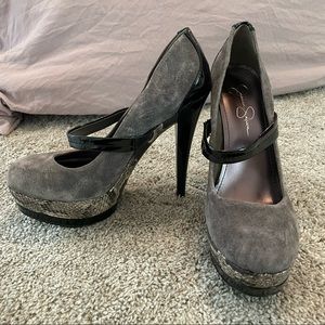 Jessica Simpson Snakeskin Heels | Size 10